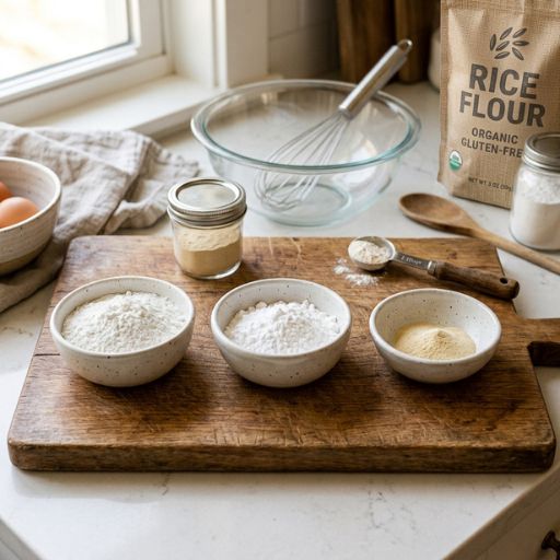 Ingredientes essenciais para substituir o pão de sal com casca crocante e miolo macio.